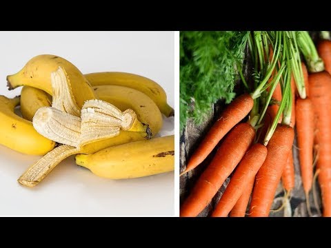 Learn how to make a healthy smoothie using carrot & banana