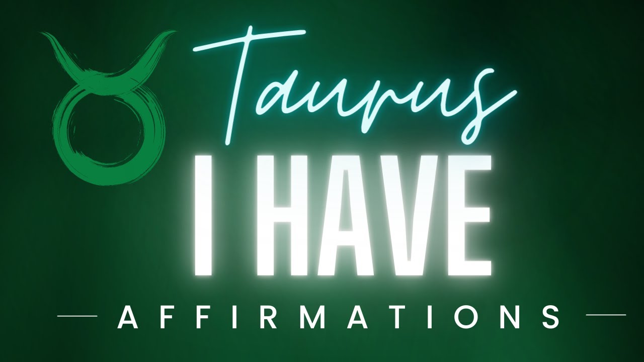 Guarda Taurus Energy | "I Have" Affirmations | Stability | Meditation Music su YouTube Guarda Taurus Energy | "I Have" Affirmations | Stability | Meditation Music su YouTube