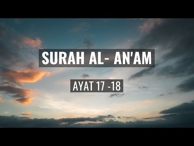 Surah Al Anam Ayat 17 18 - English Translation Mishary Rashid class=