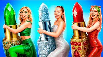 Emerald, Ruby, and Diamond Girls at School! Who Will Be Queen of Magic School? thumbnail