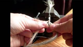 JEWELEECHES: how to make a 4 strand round braid with horsehair! TUTORIAL vlechten met paardenhaar