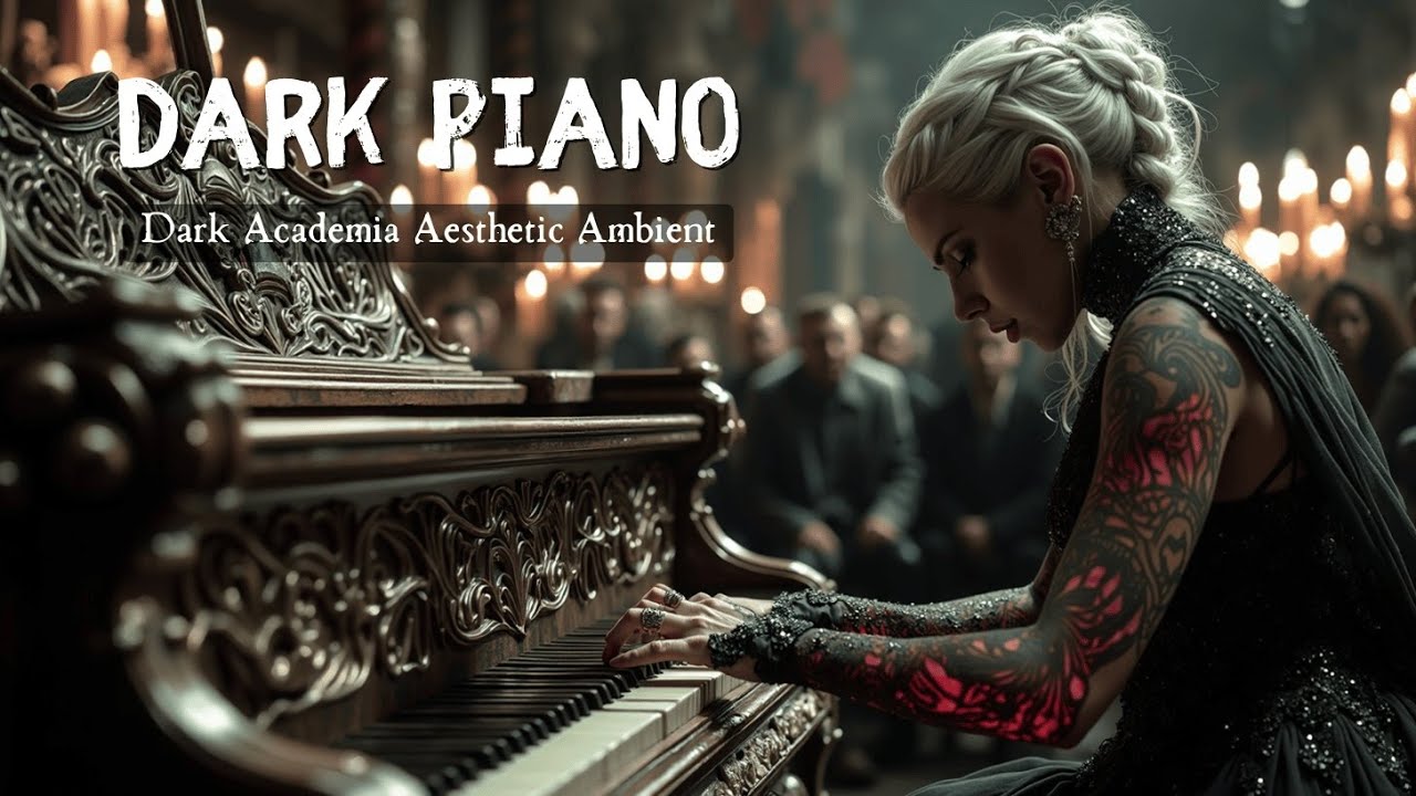 Dark Piano Music for Study & Focus ~ Загадочное Соло на Фортепиано Темной Академии