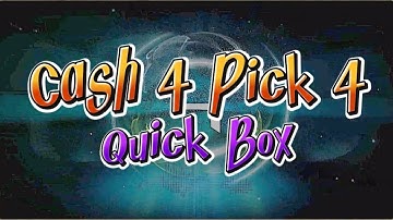Quick Box Cash 4 - Pick 4 for 0344 and Its Mirror Forms - Winning Strategy Tic Tac Toe