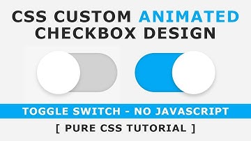Custom Checkbox CSS | Styling Checkbox | Pure CSS Tutorial | CSS - Simple Checkbox Styling :-)
