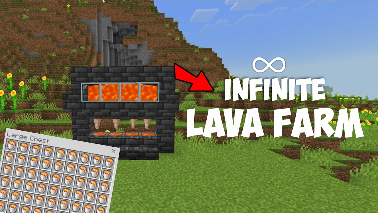 MINECRAFT 1.21 SIMPLE INFINITE LAVA FARM