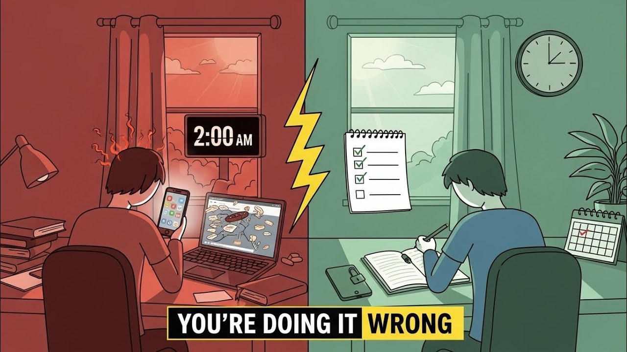 The PERFECT Daily Routine for Students(You are doing it WRONG ❌)