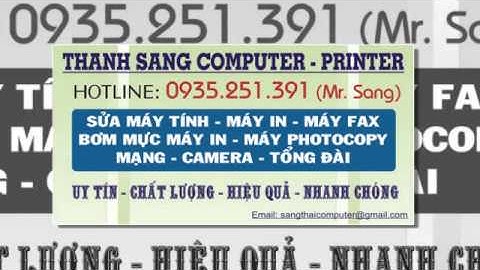 Nạp Mực In Đường Nguyễn Thị Thập Quận 7, 0935 251 391 Mr. SANG