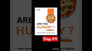 Day 64: How to Design a Modern Food Advertisement Poster in Canva | Restaurant Promo Design