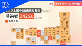 【速報】全国 きょう２４２６人感染確認【Nスタ】