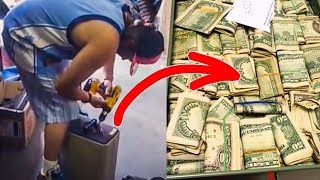 INCREDIBLE LUCK! LUCKY GUY BOUGHT A SAFE FOR $500 AND FOUND $7 500 000 INSIDE!