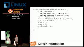 Embedded Linux Conference 2013 - Anatomy of an Embedded KMS Driver