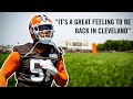 Mike hall jr its a great feeling to be back in cleveland  press conference