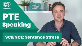PTE Speaking SCIENCE: Sentence Stress! #E2Tasks with Jay!