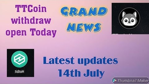 TTCoin Network || Latest Update || Withdraw And Trust Wallet Listing || Good News