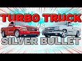 SILVER BULLET VS RED TURBO TRUCK!