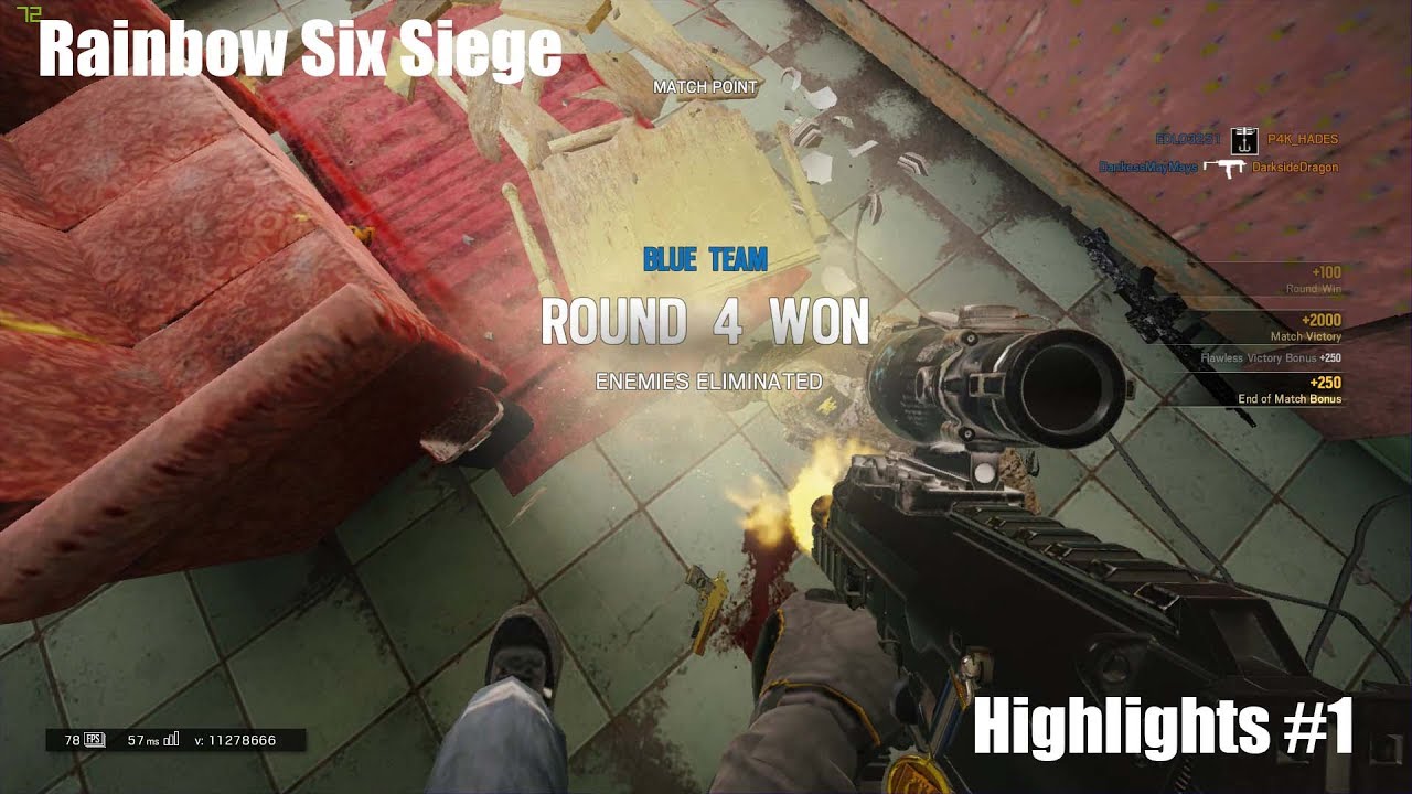 Rainbow Six Siege Highlights #1 - YouTube