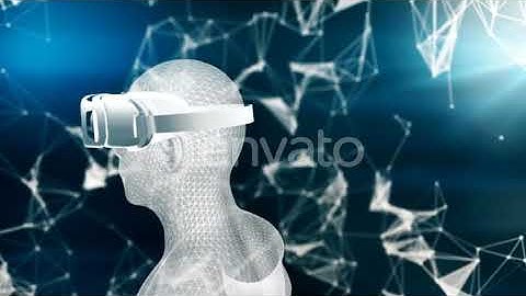 Points of Virtual Reality behind Digital Human Hologram | Motion Graphics - Envato elements