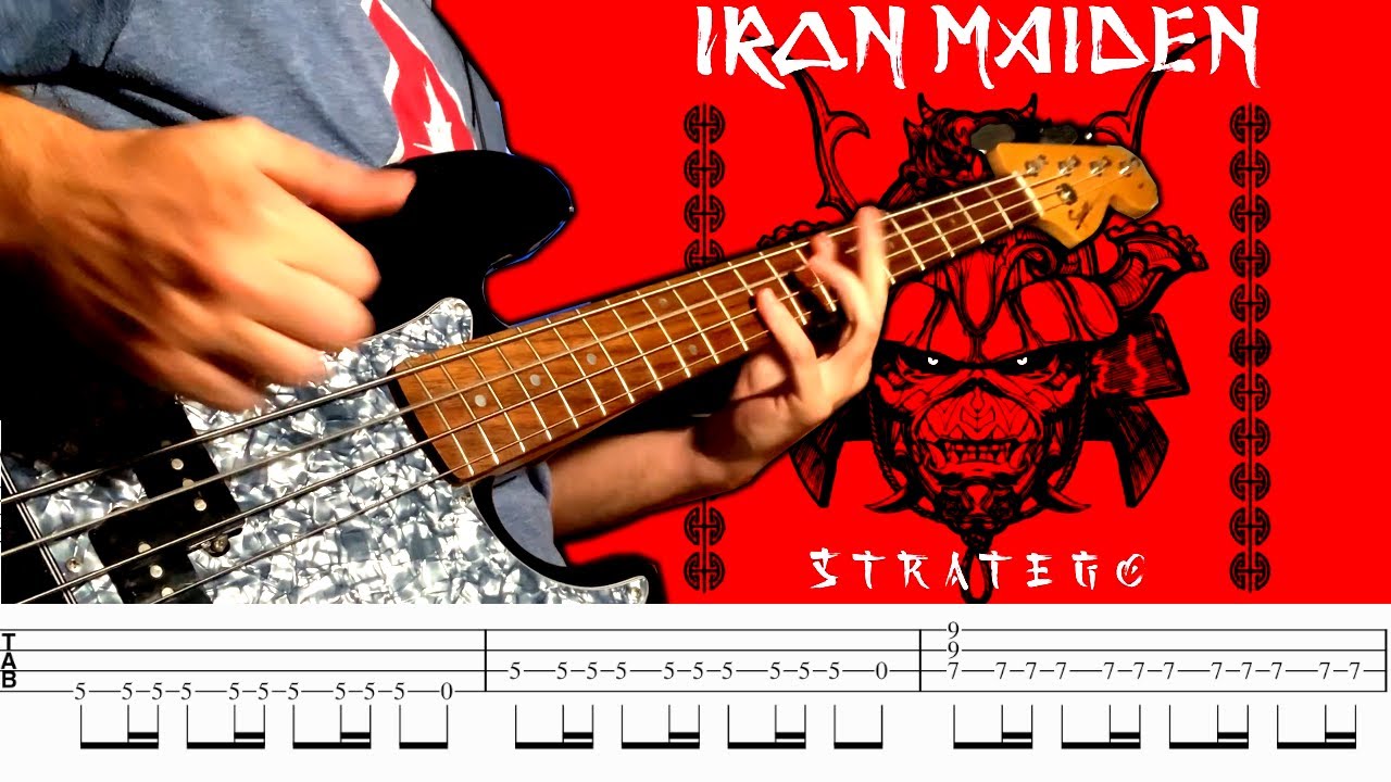 Stratego - Iron Maiden (Bass Tab + Cover)