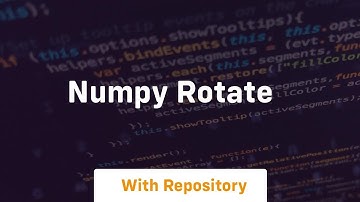 numpy rotate