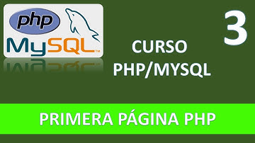 Curso PHP MySQL. Primera página PHP. Vídeo 3
