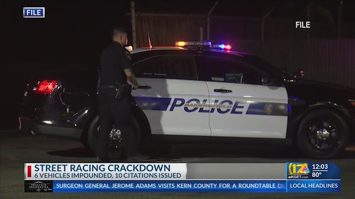 10 cited, 6 vehicles impounded in street racing enforcement operation