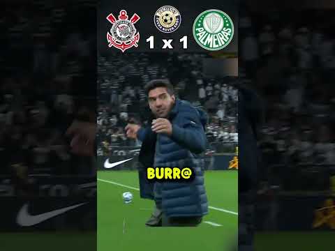 corinthians x palmeiras #futebol #corinthians #timao #brasileirao  #palmeiras #engracado #shorts