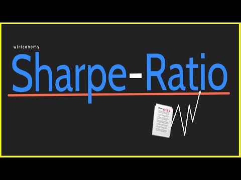 Video: So Berechnen Sie Das Sharpe-Verhältnis
