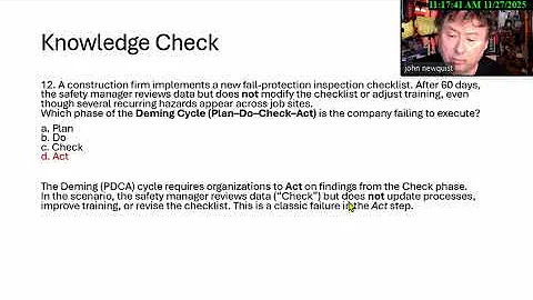 Daily Quiz ep63 Safety Management  December 8 2025 BCSP