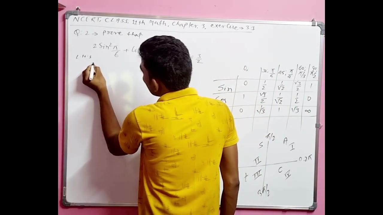 Ncert class11th math chapter 3 exercise 3 3 q no 2 youtube