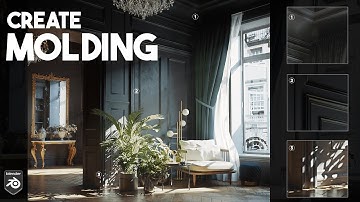 3 Simple Ways to Create Profiles and Moldings in Blender