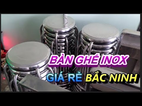 bàn ghế inox cũ giá rẻ - Webgiasi