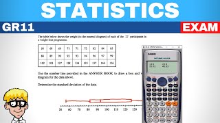 Statistics Grade 11: Exam Question