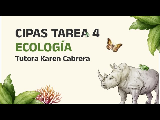 CIPAS TAREA 3 Ecología 2024-2