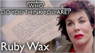 Ruby Wax Discovers The Letters Her Farther Received In Prison