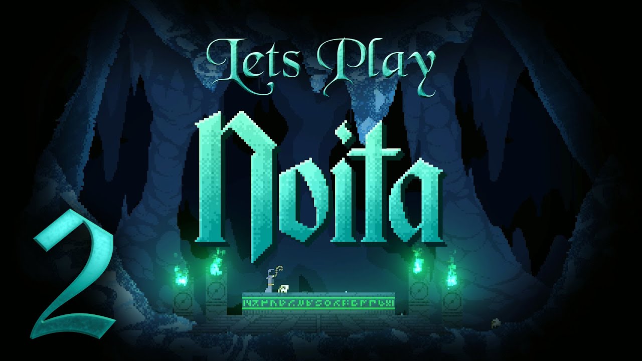 Eggs and Worms and Lightsabers and Snow and Steam and LOVE! Let's Play Noita Ep 2