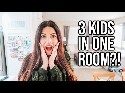 HOW I FIT 3 KIDS IN 1 ROOM | EXTREME ORGANIZATION OF KIDS ROOM