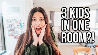 HOW I FIT 3 KIDS IN 1 ROOM | EXTREME ORGANIZATION OF KIDS ROOM