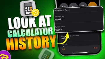 How to Look at Calculator History on iPhone | View Past Calculations