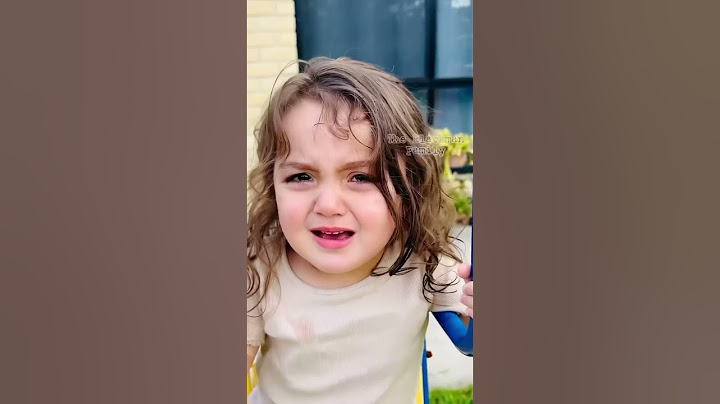 I found my 2 y.o crying while playing cause she whats to change her name