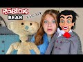 ROBLOX BEAR in REAL LIFE! 🐻 Can AUBREY & CALEB ESCAPE the SCARY BEAR from ROBLOX?