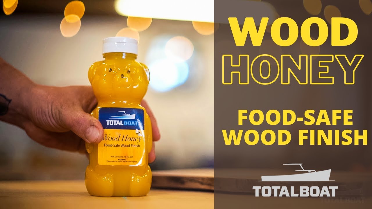 TotalBoat Wood Honey Food Safe Wood Finish - Wood Oil for Cutting Boards & Butcher Blocks (8 oz)