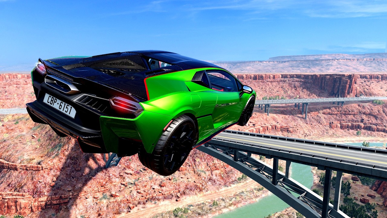 Epic High Speed Car Jumps #334 – BeamNG Drive