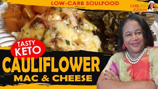 💖💖💖 TASTY CAULIFLOWER MAC \& CHEESE 💖💖💖 (KETO ALTERNATIVE for Macaroni \& Cheese!!!)