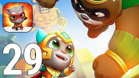 Talking Tom Hero Dash Gameplay Walkthrough Part 29 - New World The Jungle 2021 [iOS/Android Games]