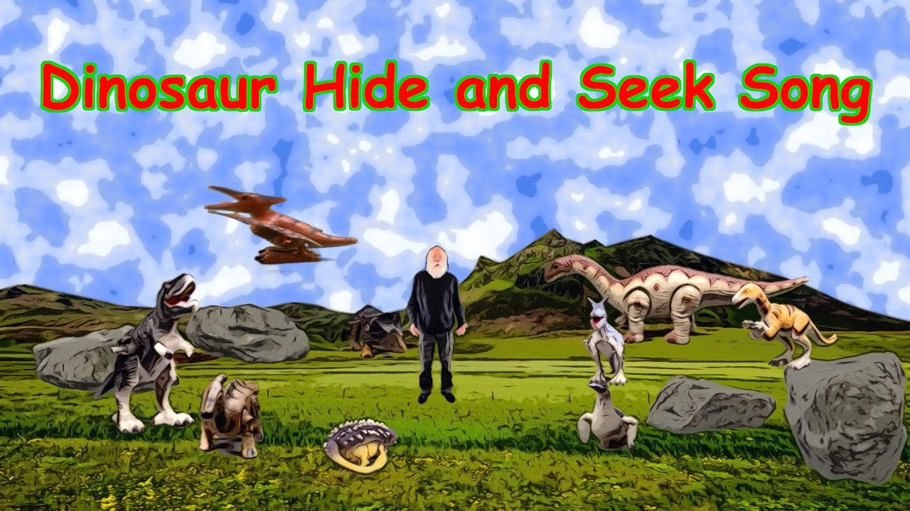 Dinosaur Song - Dinosaur Hide and Seek Song
