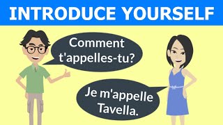Introduce yourself in French dialogue and conversation | Se Présenter En Français