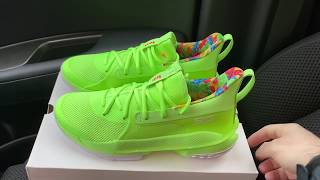 steph curry shoes green
