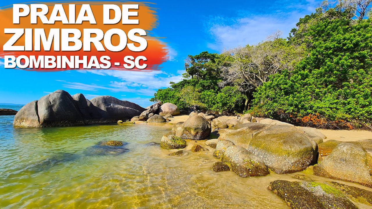 PRAIA DE ZIMBROS EM BOMBINHAS: MAR CALMO, ÓTIMA OPÇÃO DE PRAIA PARA FAMÍLIAS COM CRIANÇAS