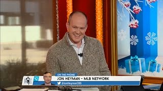 Mlb network insider jon heyman weighs in on yankees acquisition
aroldis chapman & more - 12/29/15