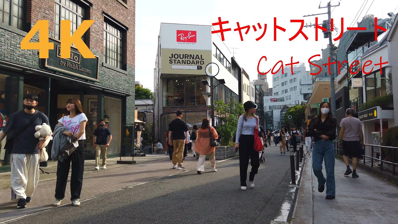 【4k】Tokyo walk-Cat Street(Harajiku~)💗キャットストリートを散歩(原宿~) - YouTube